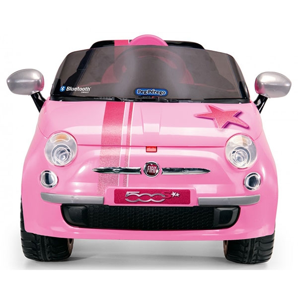 Детский электромобиль Fiat 500 Star Pink R/C, цвет – розовый  